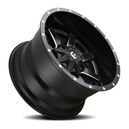Aluminum Wheels 24X12 Maverick D538 5 On 127/5 On 139.7 Black Milled 87.1 Bore -44 Offset Fuel Off Road Wheels